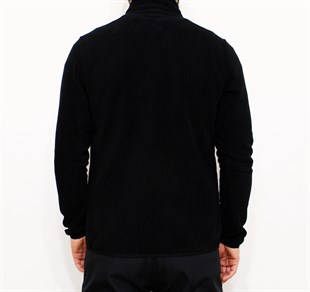 Mudwill Erkek Mikro Polar Sweatshirt-Siyah